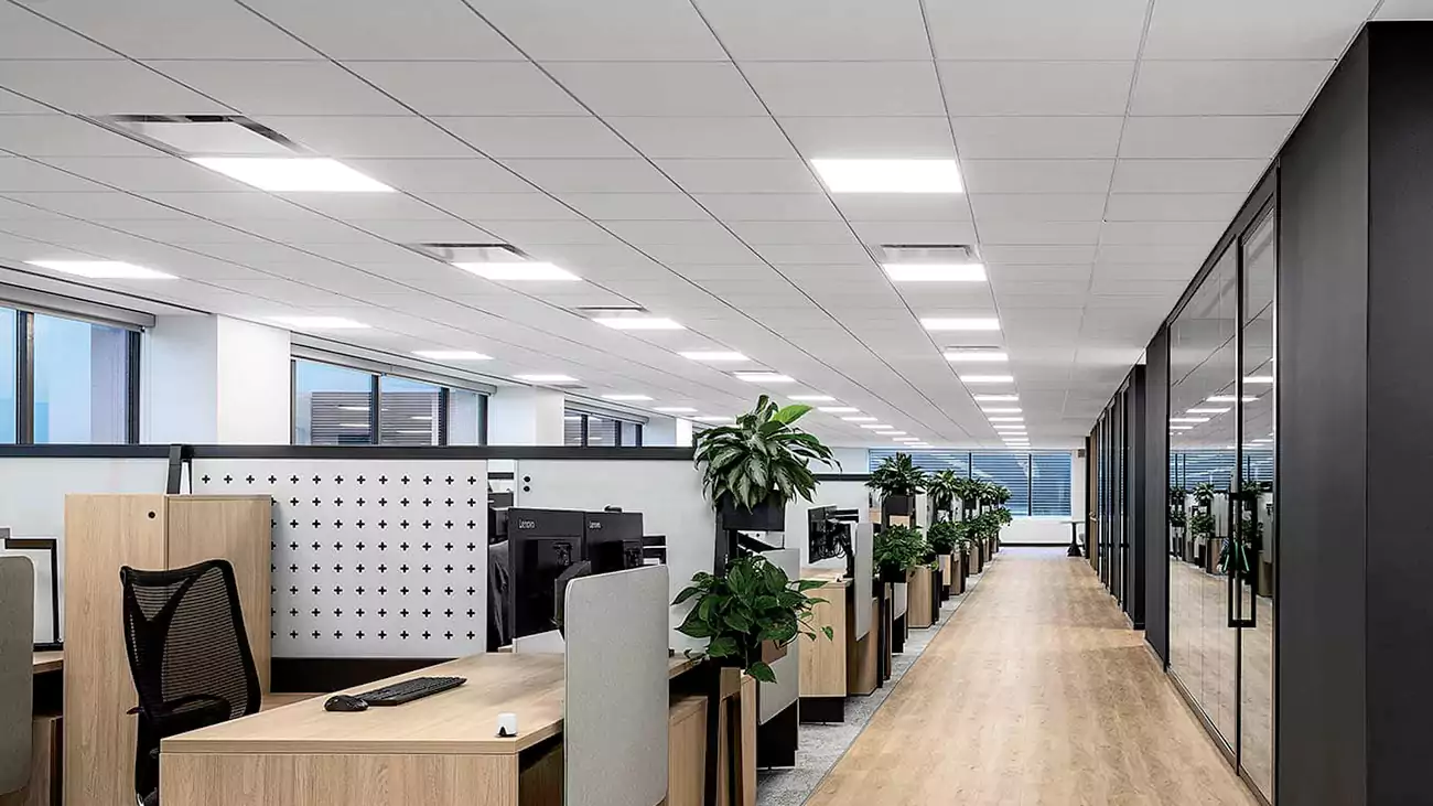 RioCan Lawrence Allen Centre Open-Plan Office Lighting Upgrade 1
