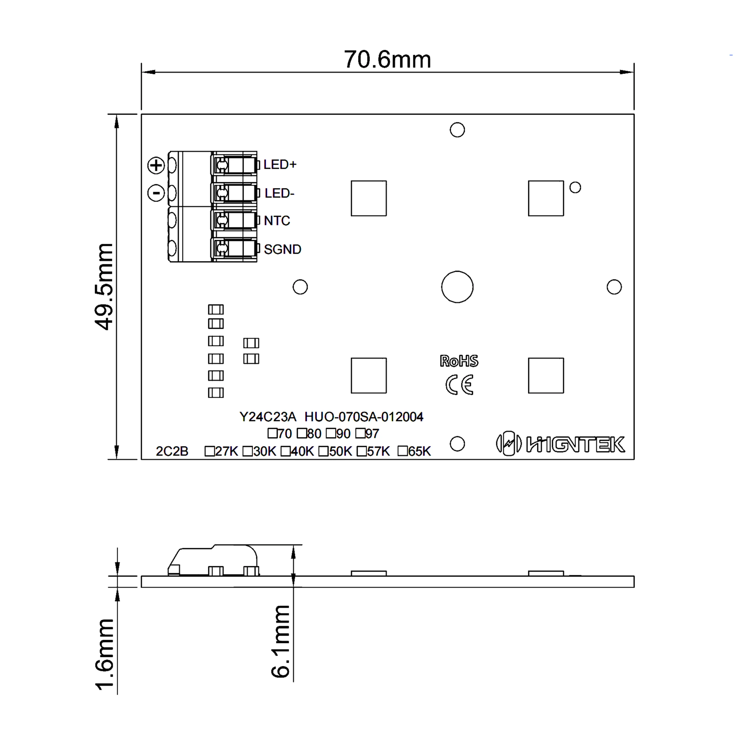 216lm/W High-Efficacy Outdoor Modules 2x2 LUMILEDS LED - Image 4