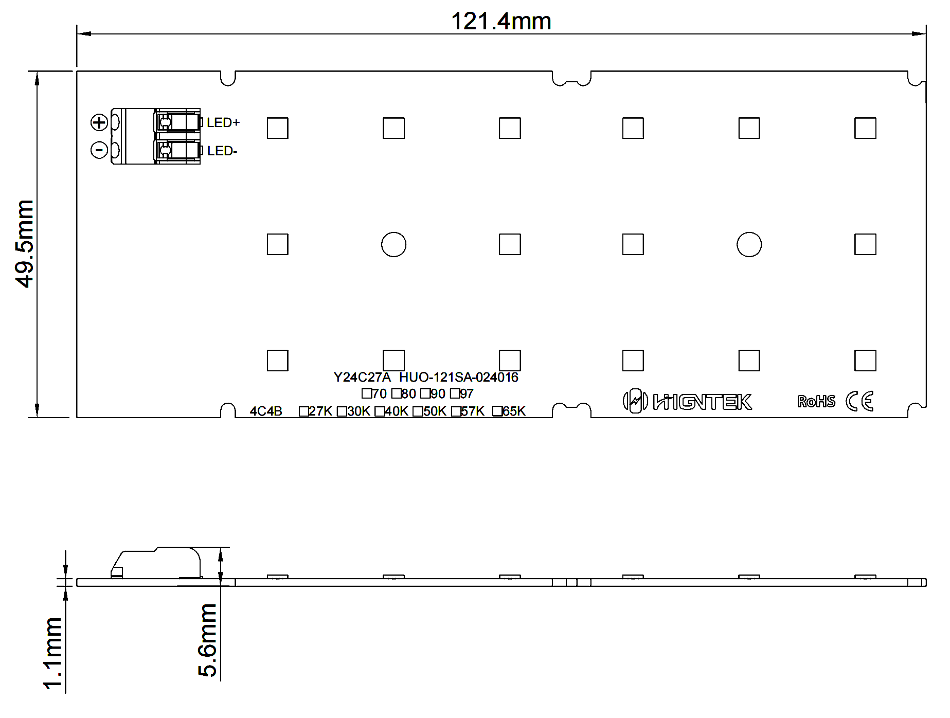 209lm/W High-Efficacy Outdoor Modules 2x8 LUMILEDS LED - Image 4