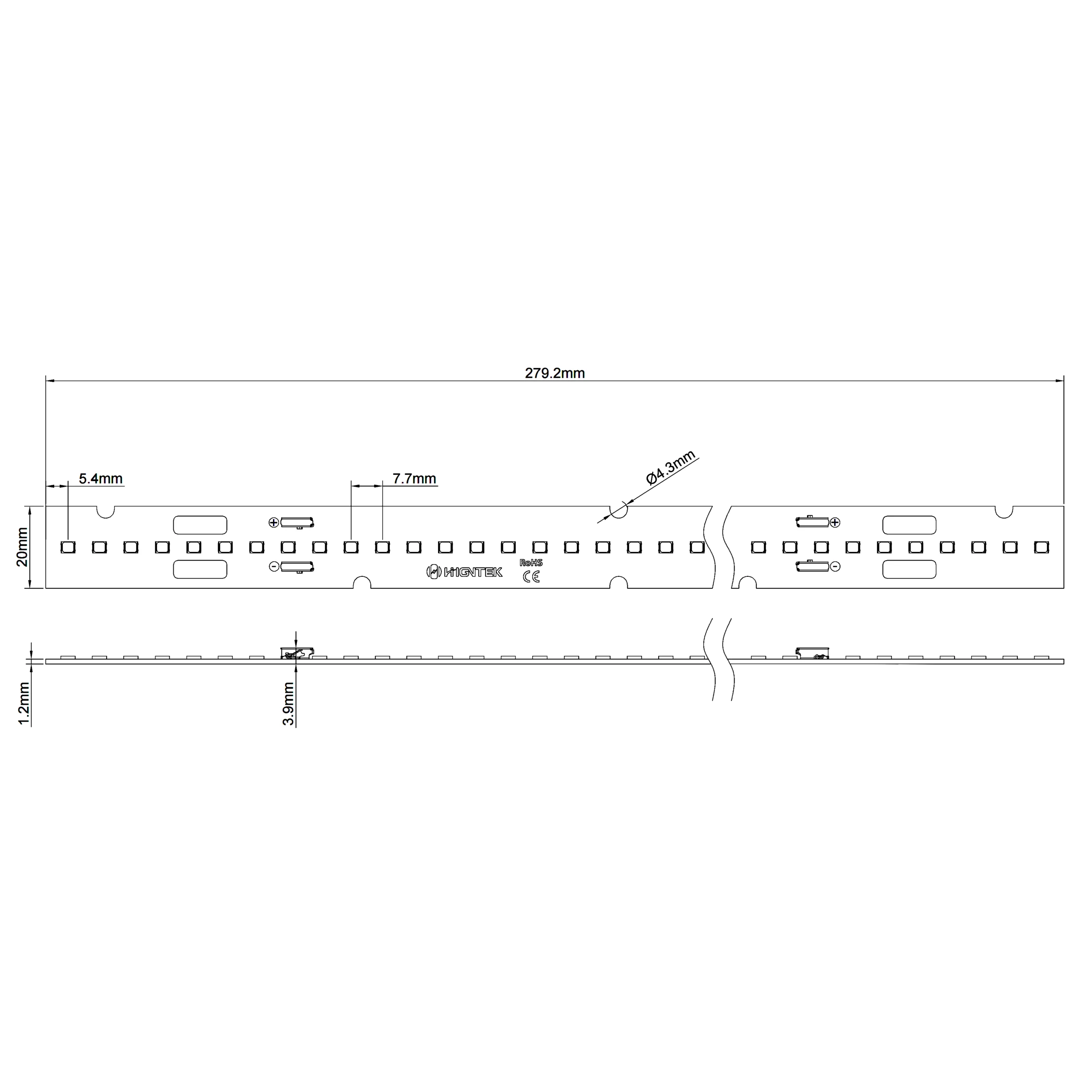 222lm/W High-Efficacy Linear Modules 20×280mm (1500lm) - Image 4