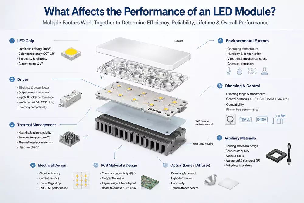 Factors Affecting LED Module Performance