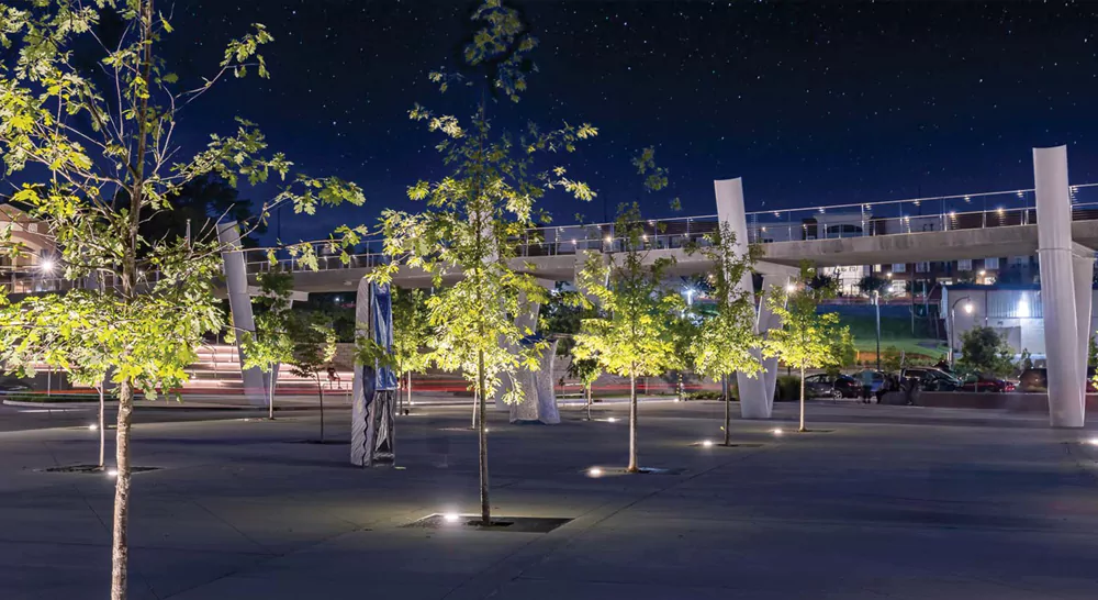 Suwanee Town Center Park Ground Lighting Project 4