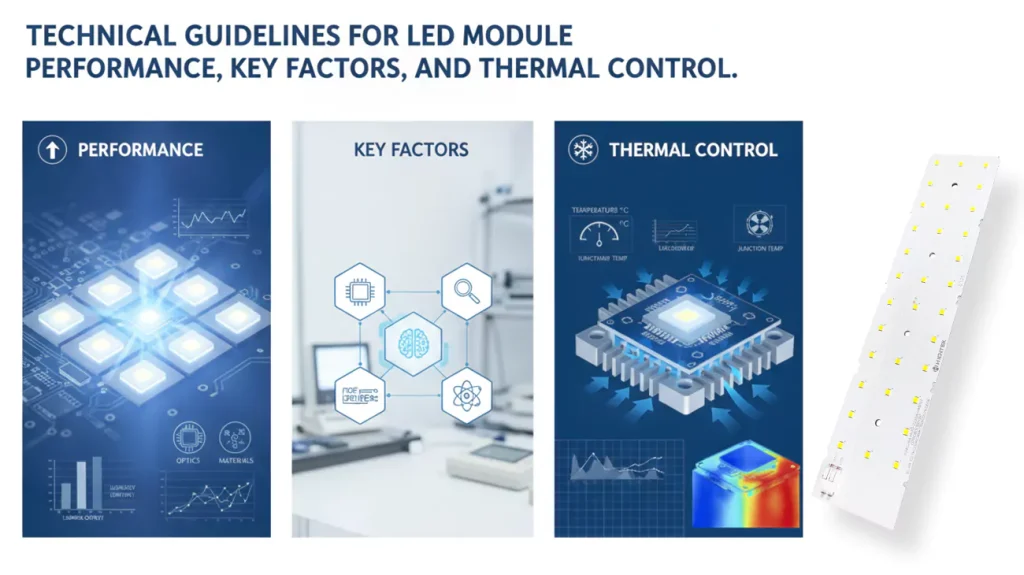 Technical Guidelines for LED Module Performance, Key Factors, and Thermal Control