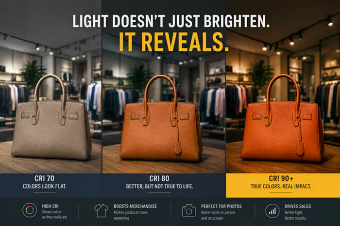 The impact of CRI on color reproduction