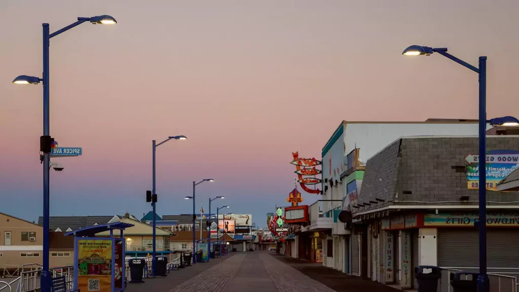Wildwood Boardwalk Coastal Street Lighting Project 1 Outdoor Lighting