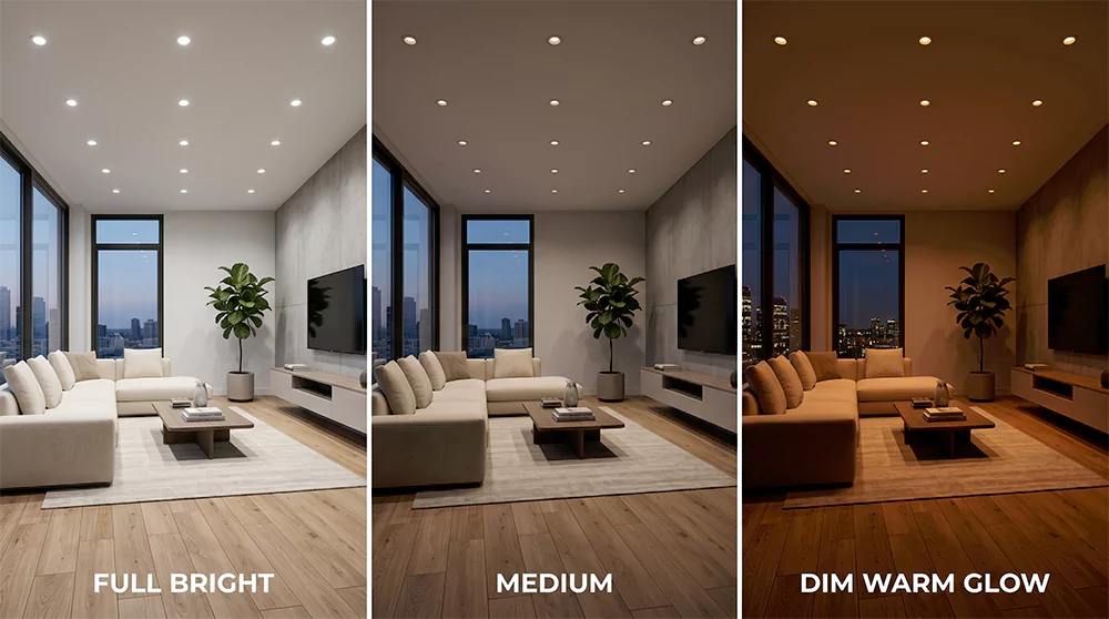 Differences in LED dimming effects