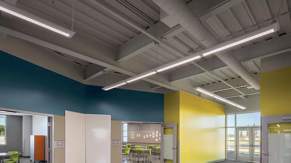 LED Linear Retrofit Project for Del Dios Academy of Arts and Sciences 2