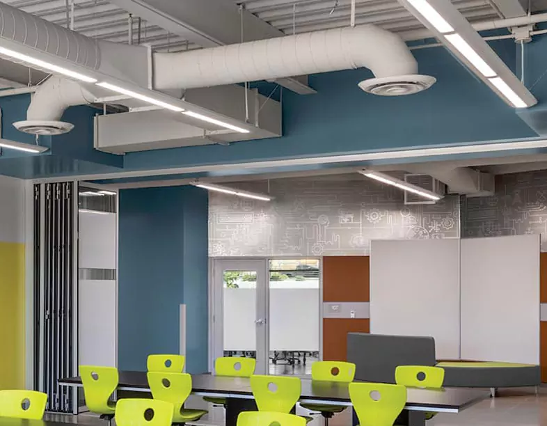 LED Linear Retrofit Project for Del Dios Academy of Arts and Sciences 3