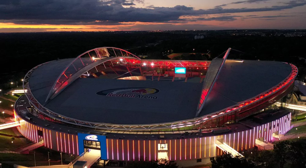Red Bull Arena Leipzig Architectural Facade Lighting 2