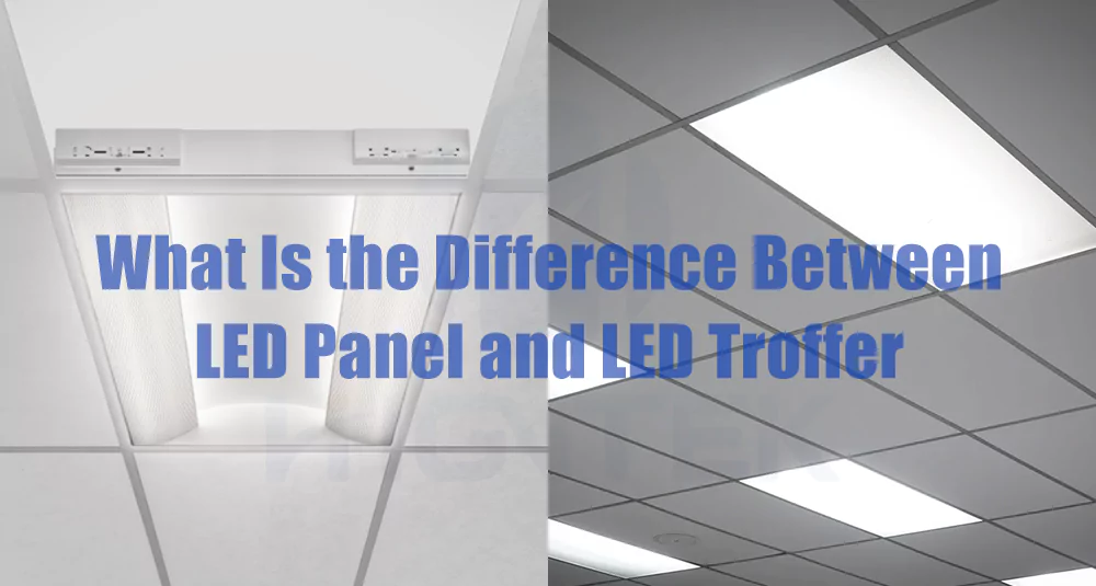 The difference between LED panels and LED slot lights
