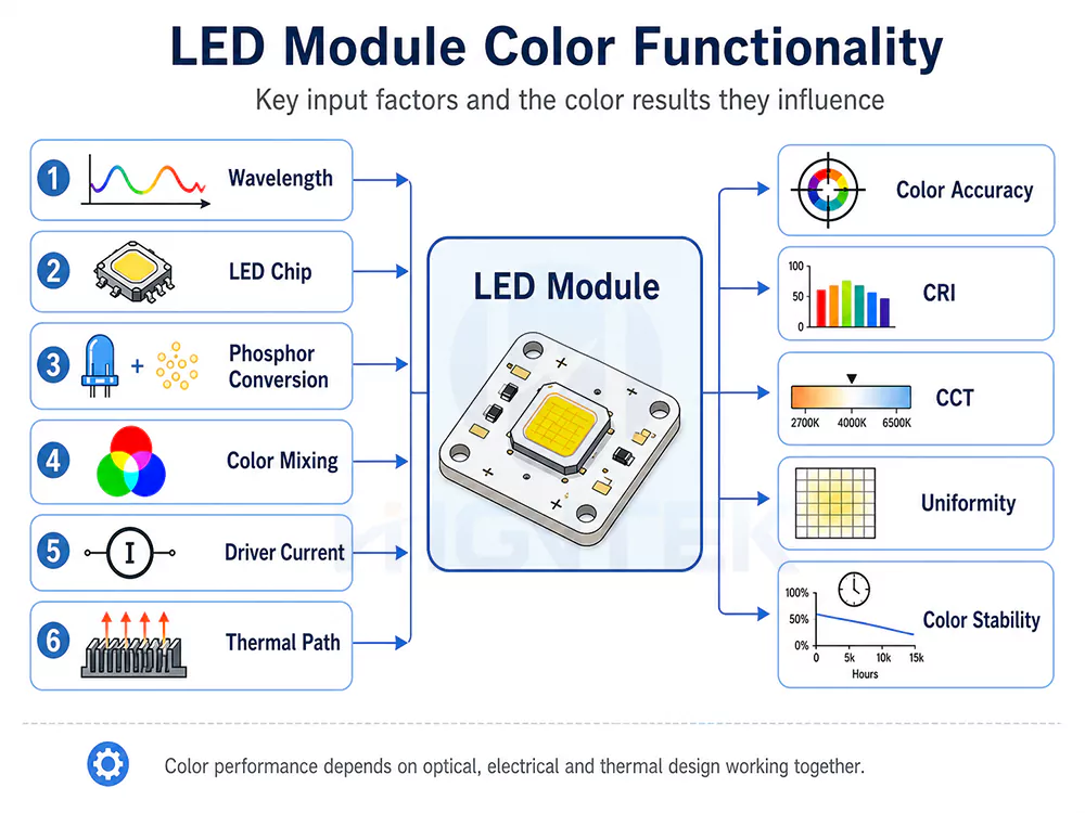 Key Influencing Factors and Results Affecting LED Modules