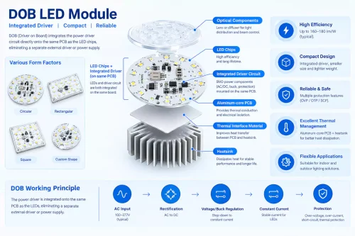 How DOB LED Technology Works