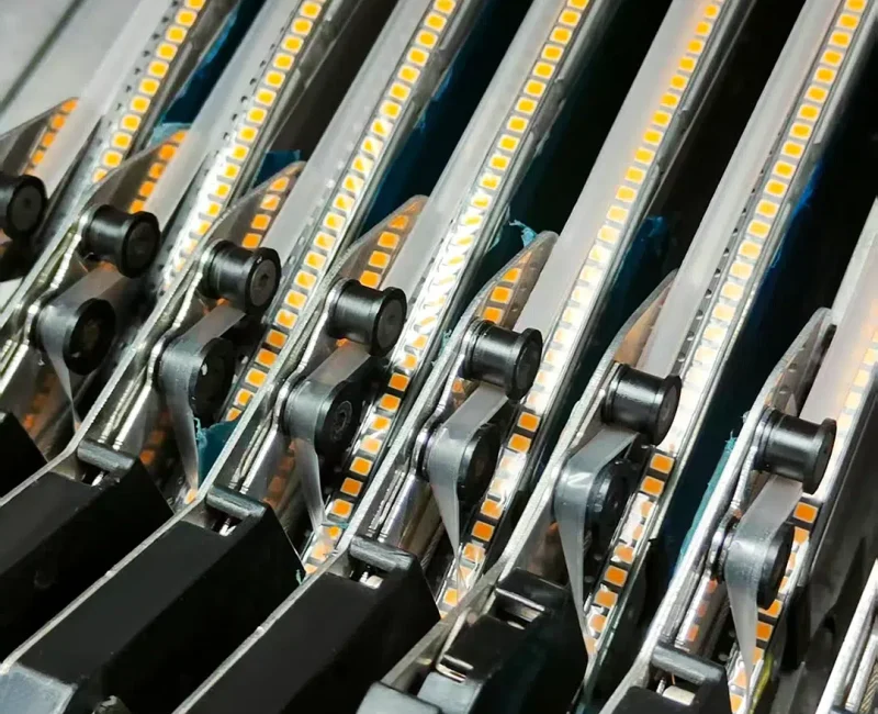 SMT feeder mechanism feeding LED beads from tape